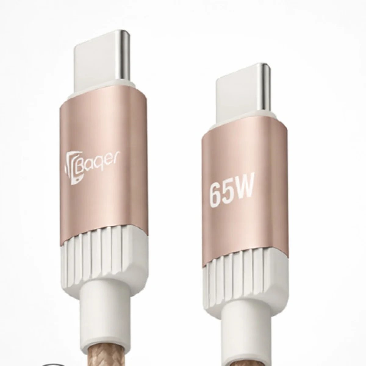 Baqer USB-C to USB-C 65W Fast Charging Cable –BC_C217 - صورة 2