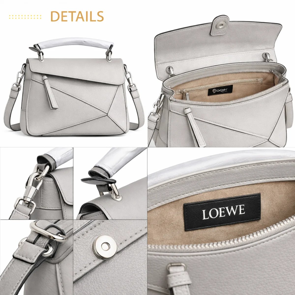 LOEWE Puzzle Small Top Handle Bag - صورة 2