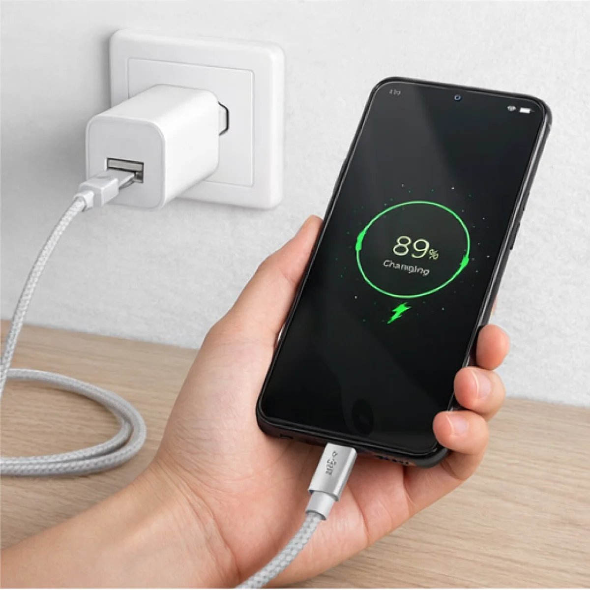 Baqer USB to Micro USB 3A Fast Charging Cable –BC_C207 - صورة 3