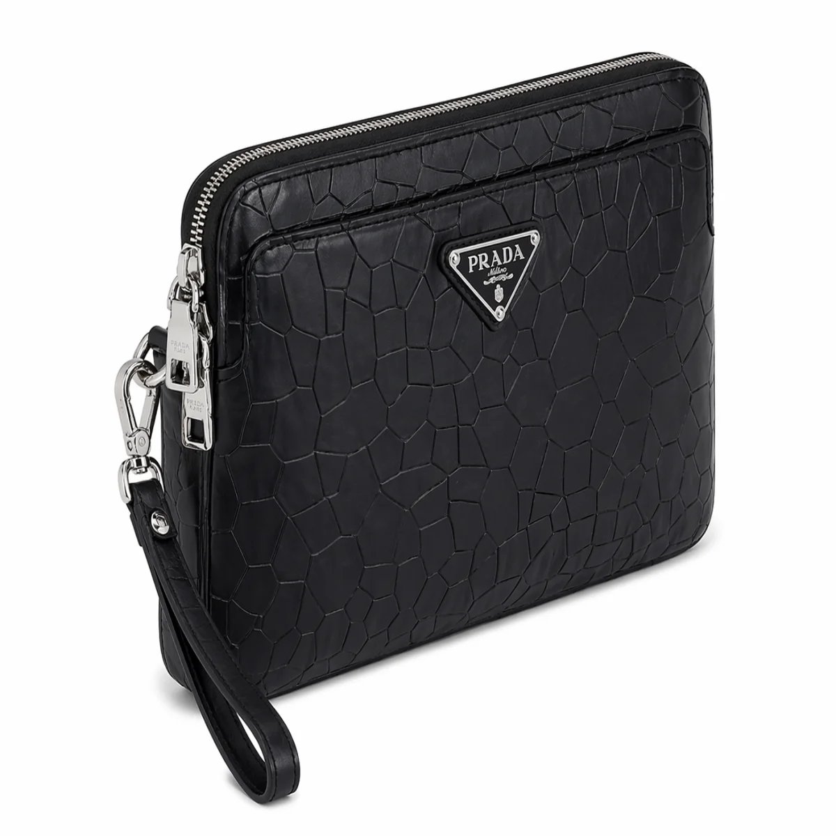 كلتش جلد بتصميم Prada – أناقة عصرية - صورة 3