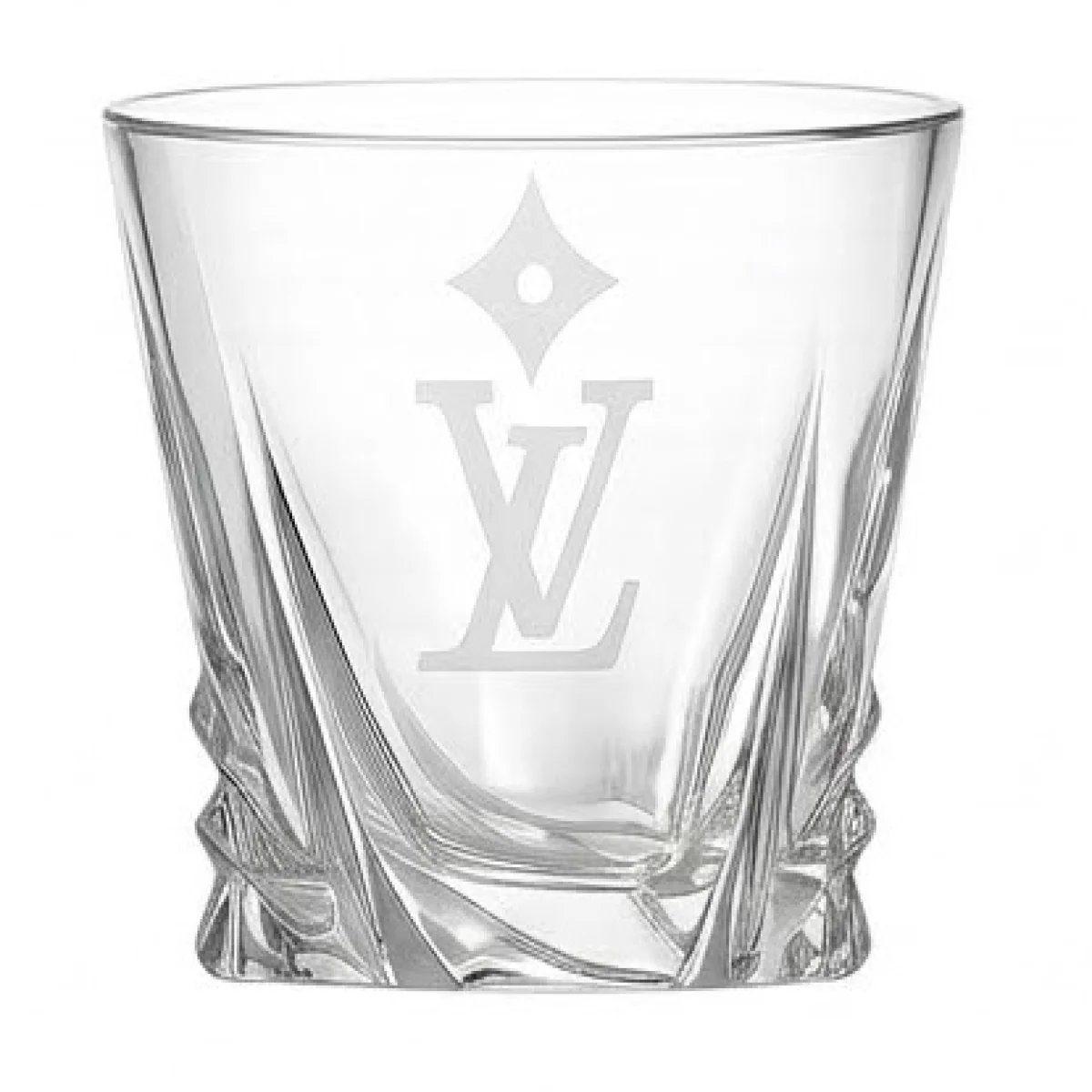 LOUIS VUITTON – Luxury Crystal Monogram Cup Set - صورة 5