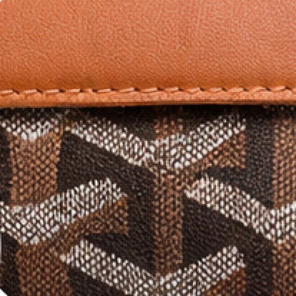 Goyard Mini Top Handle Bag – Classic Monogram Brown - صورة 6