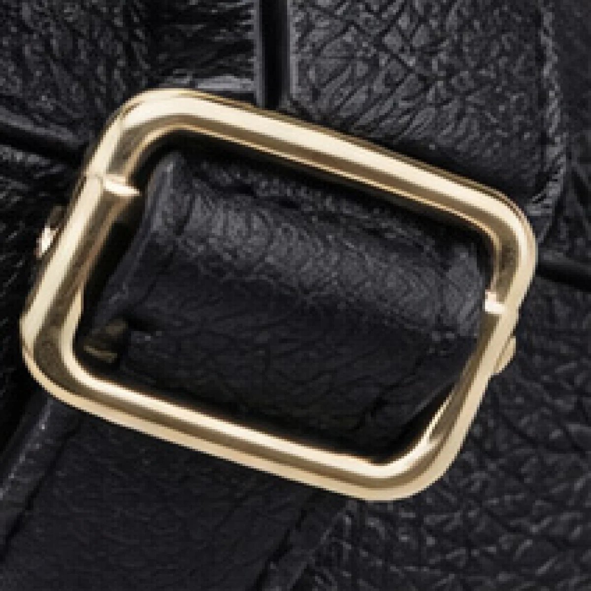 Gucci Web Stripe Leather Crossbody Bag – Black Edition - صورة 6