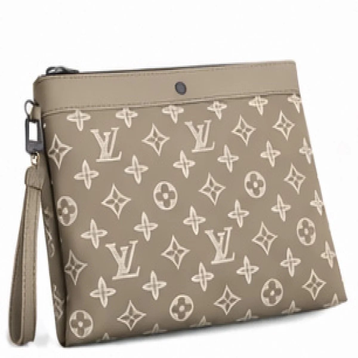 Louis Vuitton – Monogram Canvas Zip Clutch – Beige Edition - صورة 2