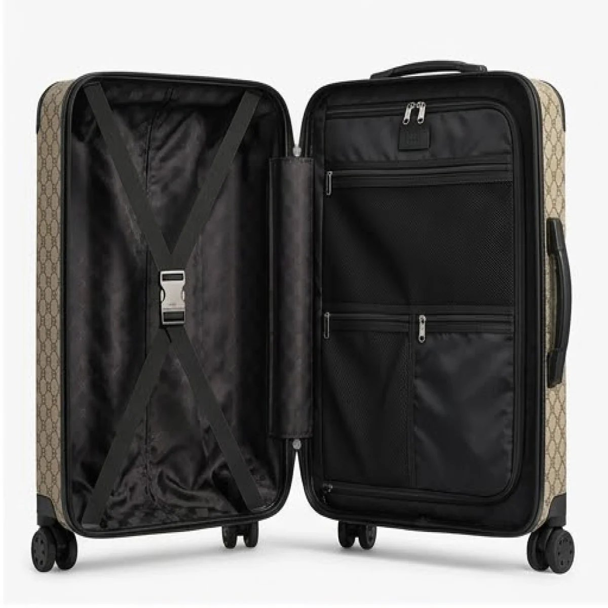 Gucci – GG Supreme Rolling Travel Suitcase Classic Edition - صورة 5