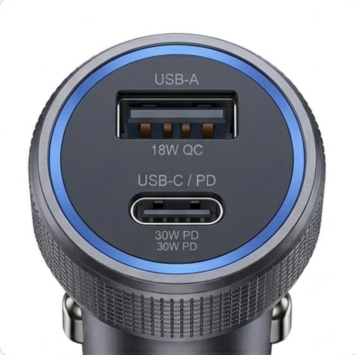 Baqer Super Charging Car Charger – USB + PD Fast Charge –BC_125 — صورة 5