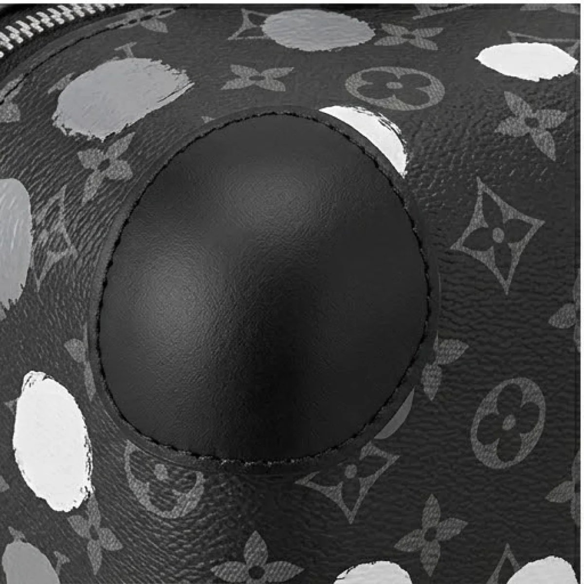 Louis Vuitton – Monogram Eclipse Polka Dot Rolling Travel Suitcase Limited Edition - صورة 3