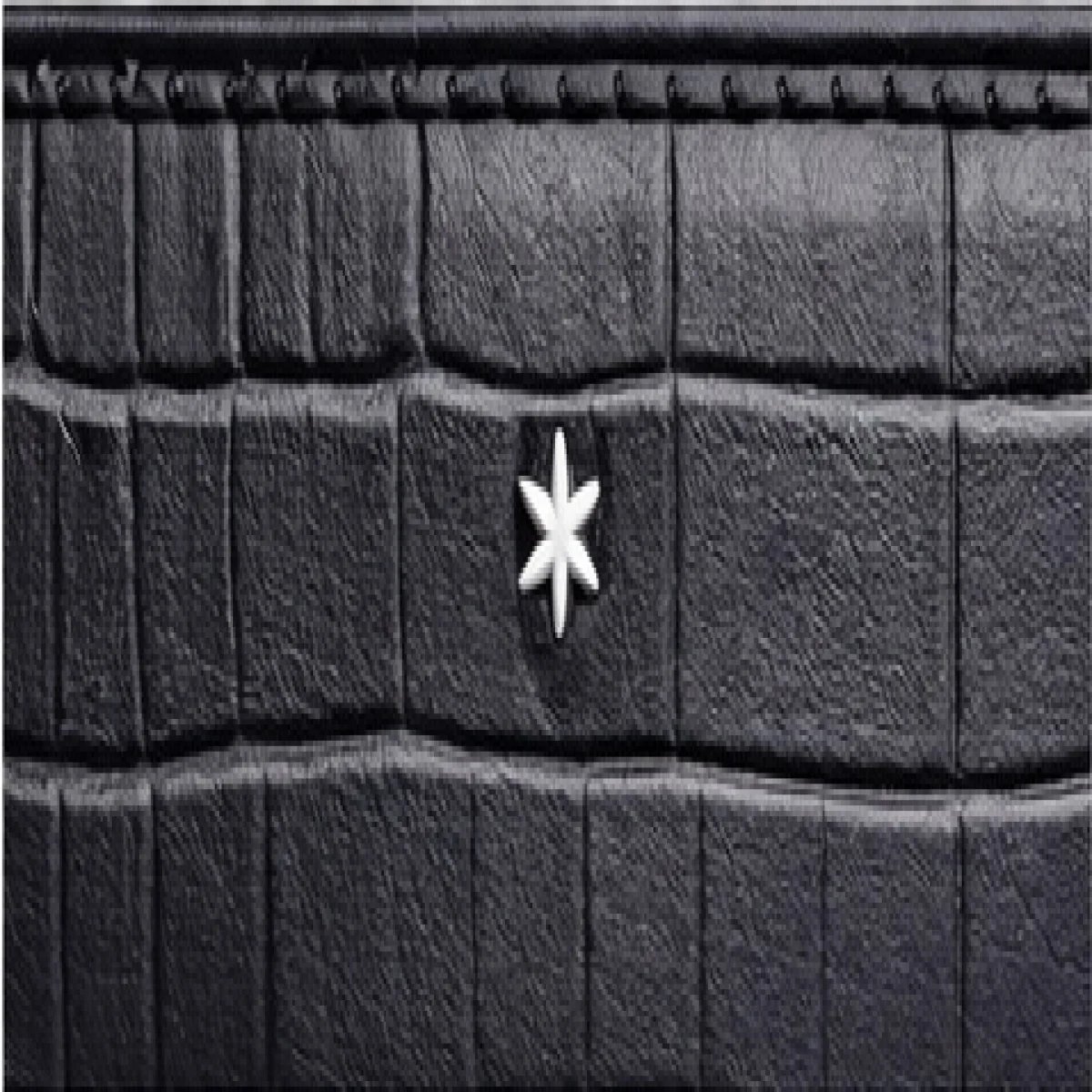 Croco Pattern Leather Zip Clutch – Midnight Black Edition - صورة 3