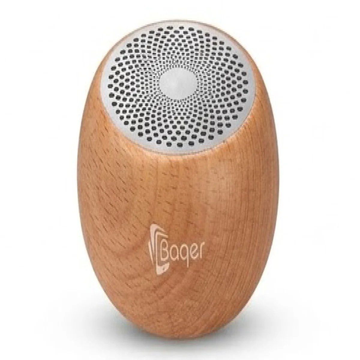 Baqer Mini Speaker – Elegant Design with Clear Sound – Up to 6 Hours Playtime –WOOD - صورة 5