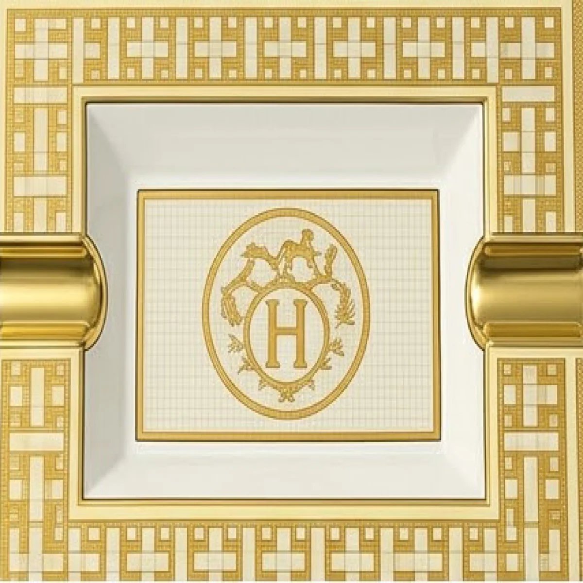 HERMÈS – Luxury Gold Classic Serving Dish - صورة 4