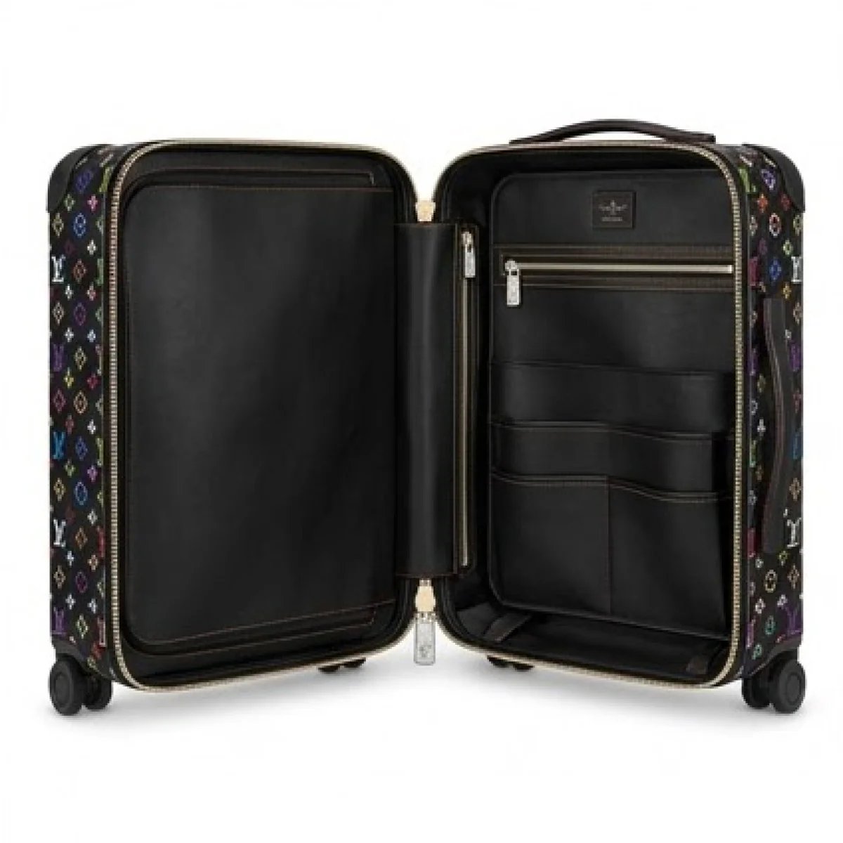 Louis Vuitton – Multicolor Rolling Travel Suitcase Black Edition - صورة 4