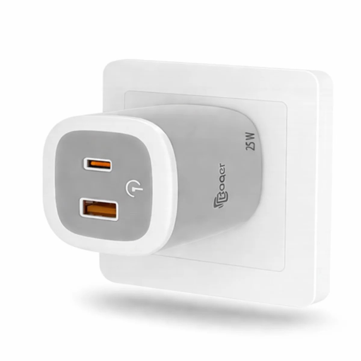 Baqer 25W Fast Wall Charger (PD/QC) –BA_209 - صورة 5