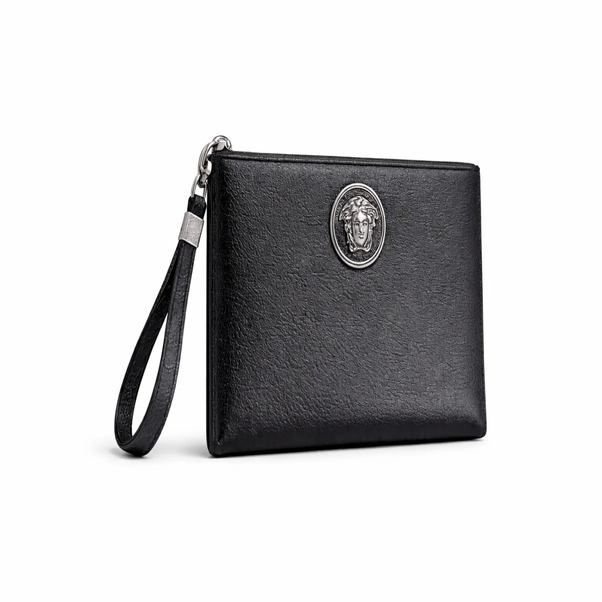 محفظة بسحاب مع حزام يد  من Versace - صورة 2