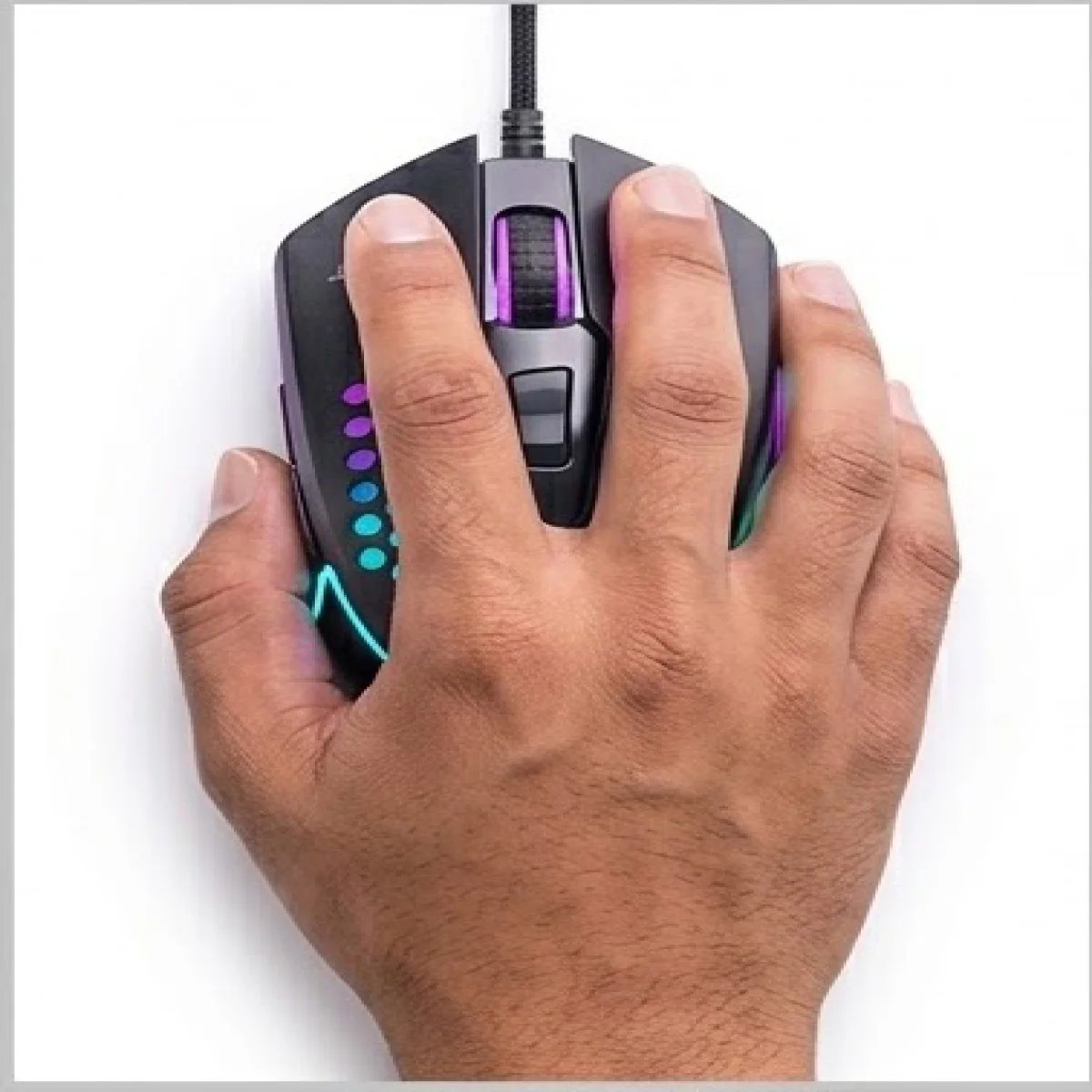 Baqer Wired Mouse for PC – RGB Lighting Design – High Precision Performance –M3 - صورة 3