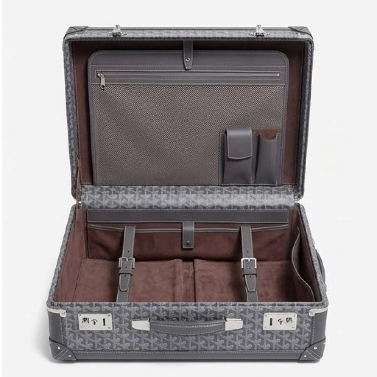 Goyard – Goyardine Rolling Travel Suitcase Classic Edition - صورة 4