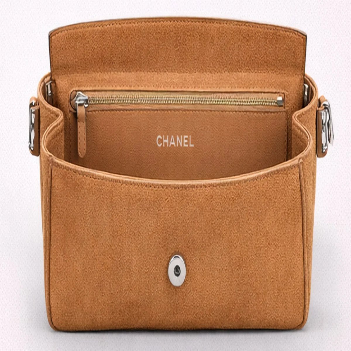 Chanel Classic Flap Suede Chain Bag - صورة 5