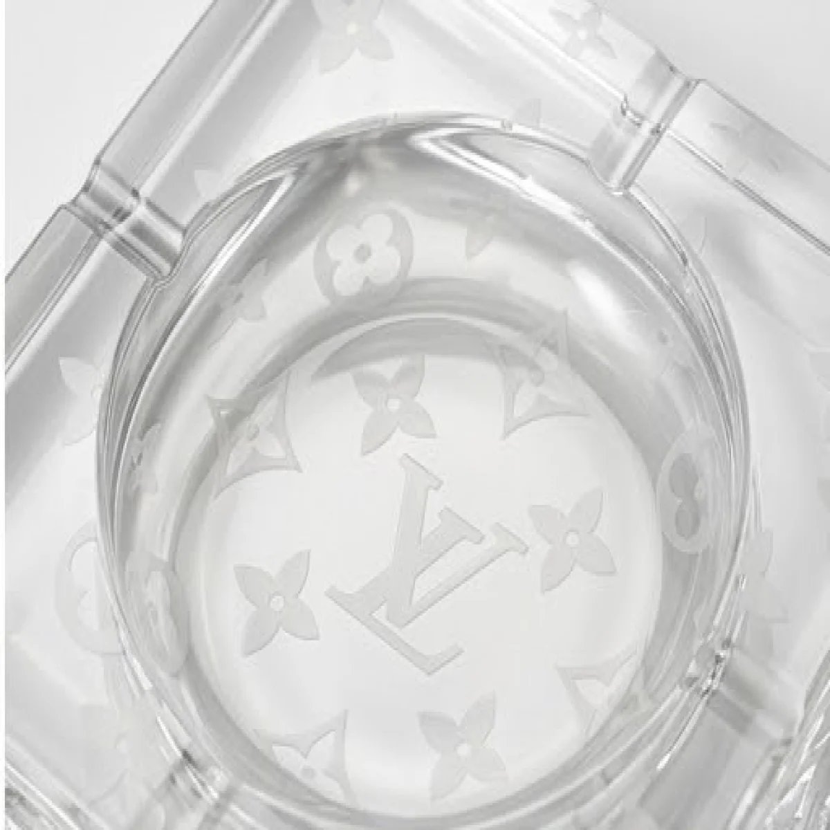 LOUIS VUITTON – Luxury Crystal Monogram Dish - صورة 4