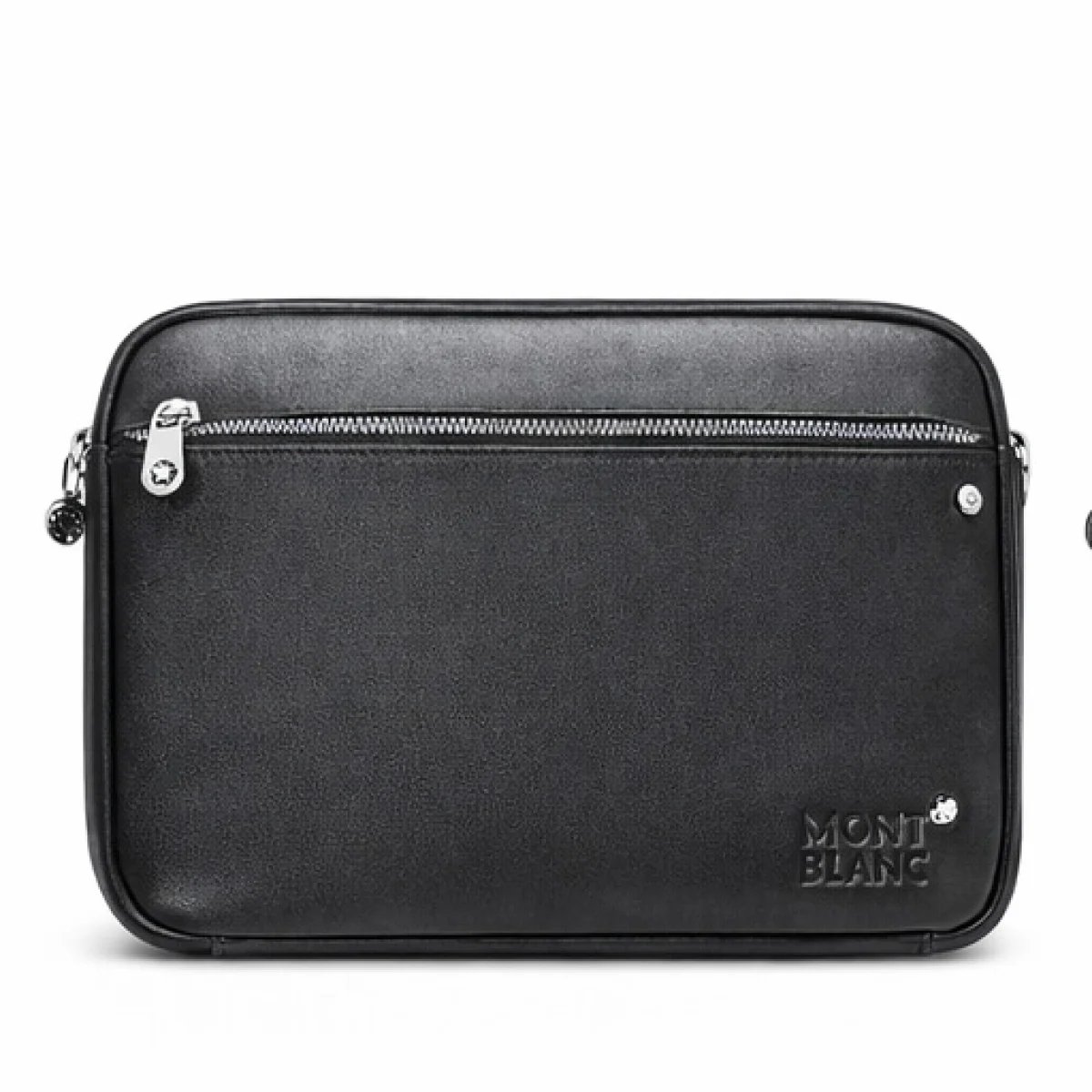 Montblanc Leather Zip Clutch Bag – Elegant Classic - صورة 6