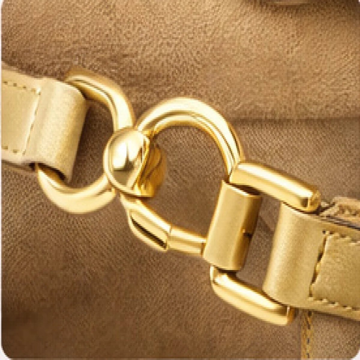 Salvatore Ferragamo Gancini Leather Hobo Bag - صورة 8