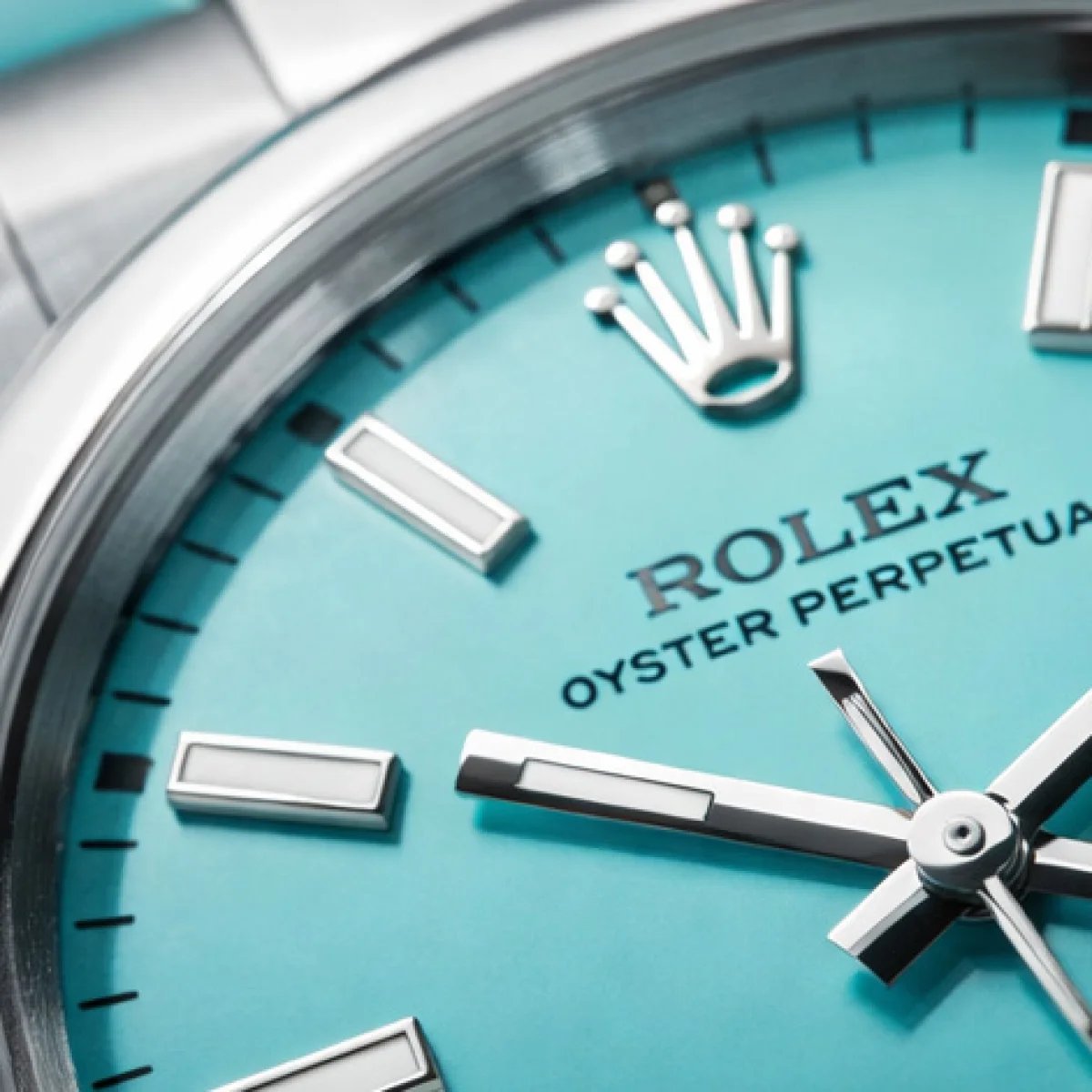 Rolex Oyster Perpetual Turquoise Blue - صورة 2