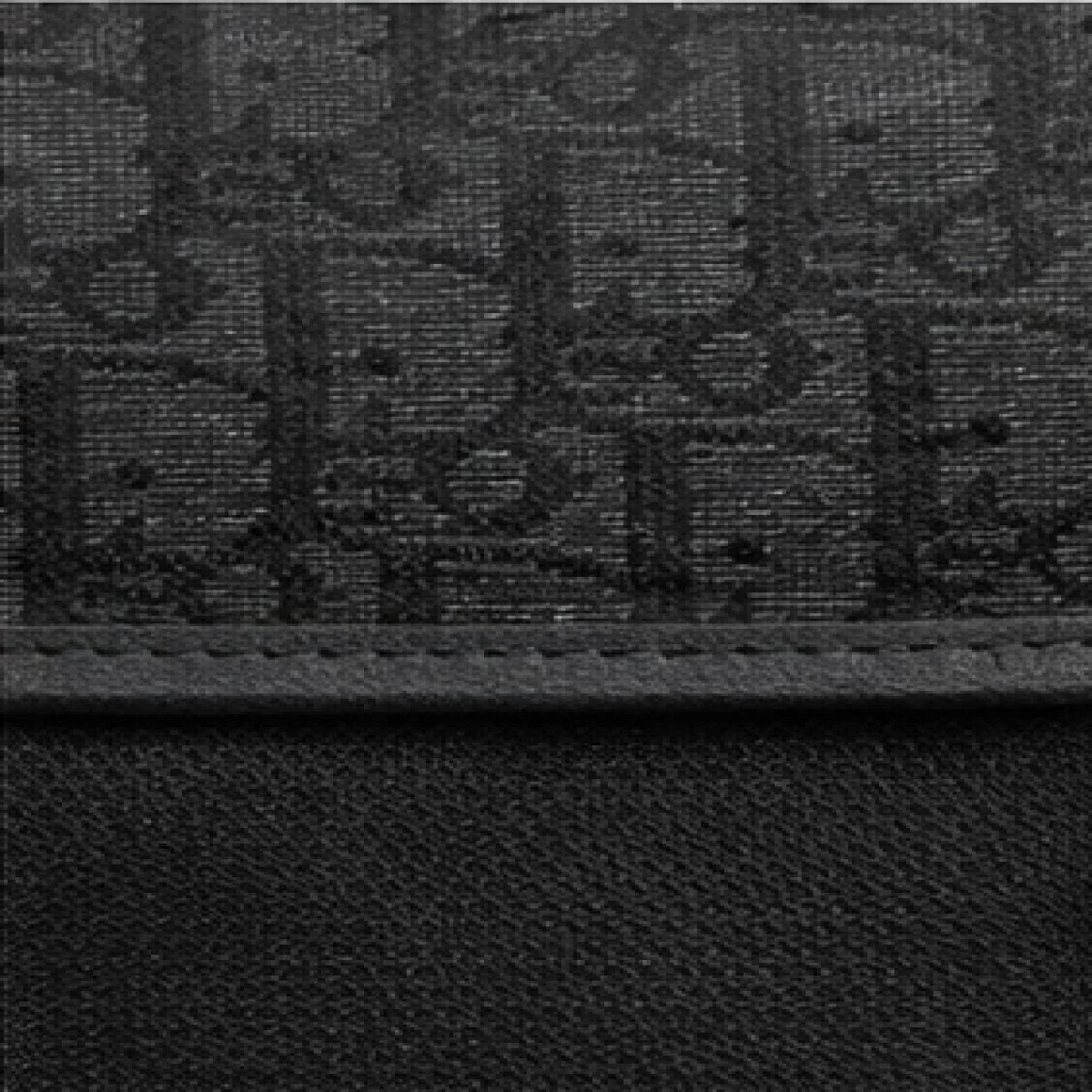 Christian Dior Oblique Clutch – Black Canvas Edition - صورة 4