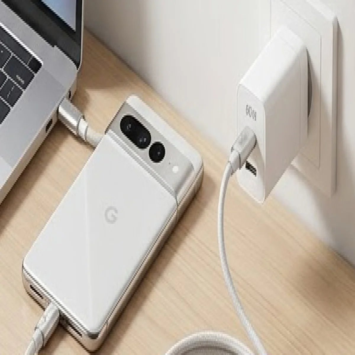 BA-120-Baqer Super Fast Cable Type-C to Type-C 60W - صورة 2