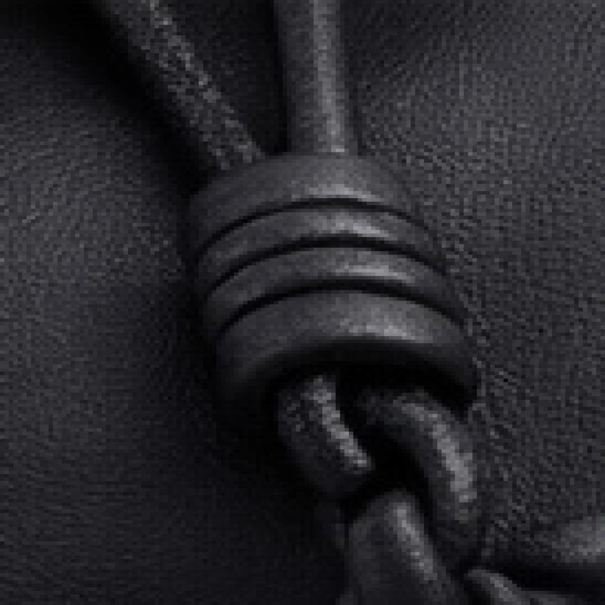 Loewe Drawstring Leather Backpack – Black Edition - صورة 2