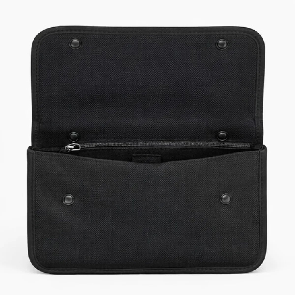 Christian Dior Oblique Clutch – Black Canvas Edition - صورة 10