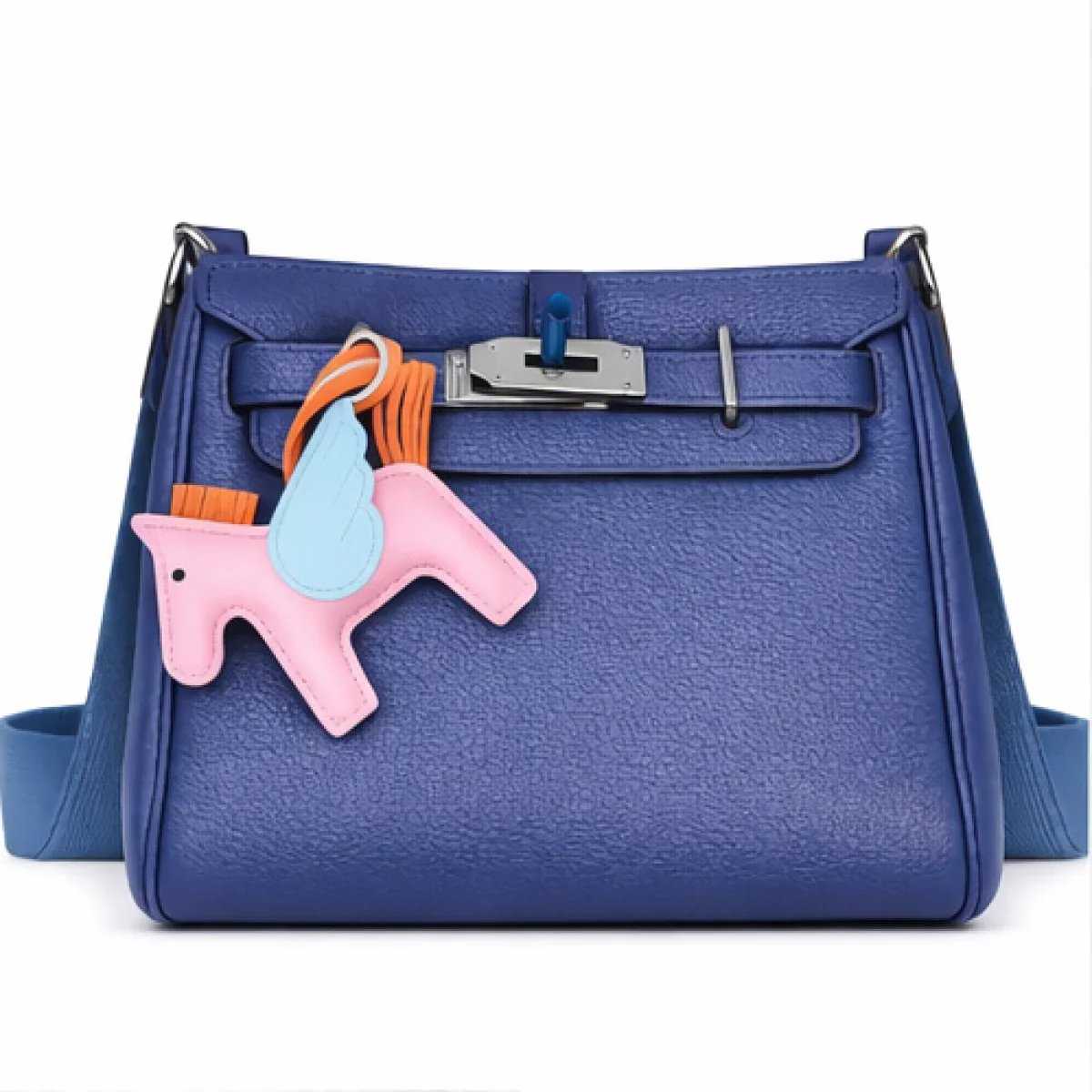 Hermès Kelly Style Mini Bag – Blue Edition - صورة 11