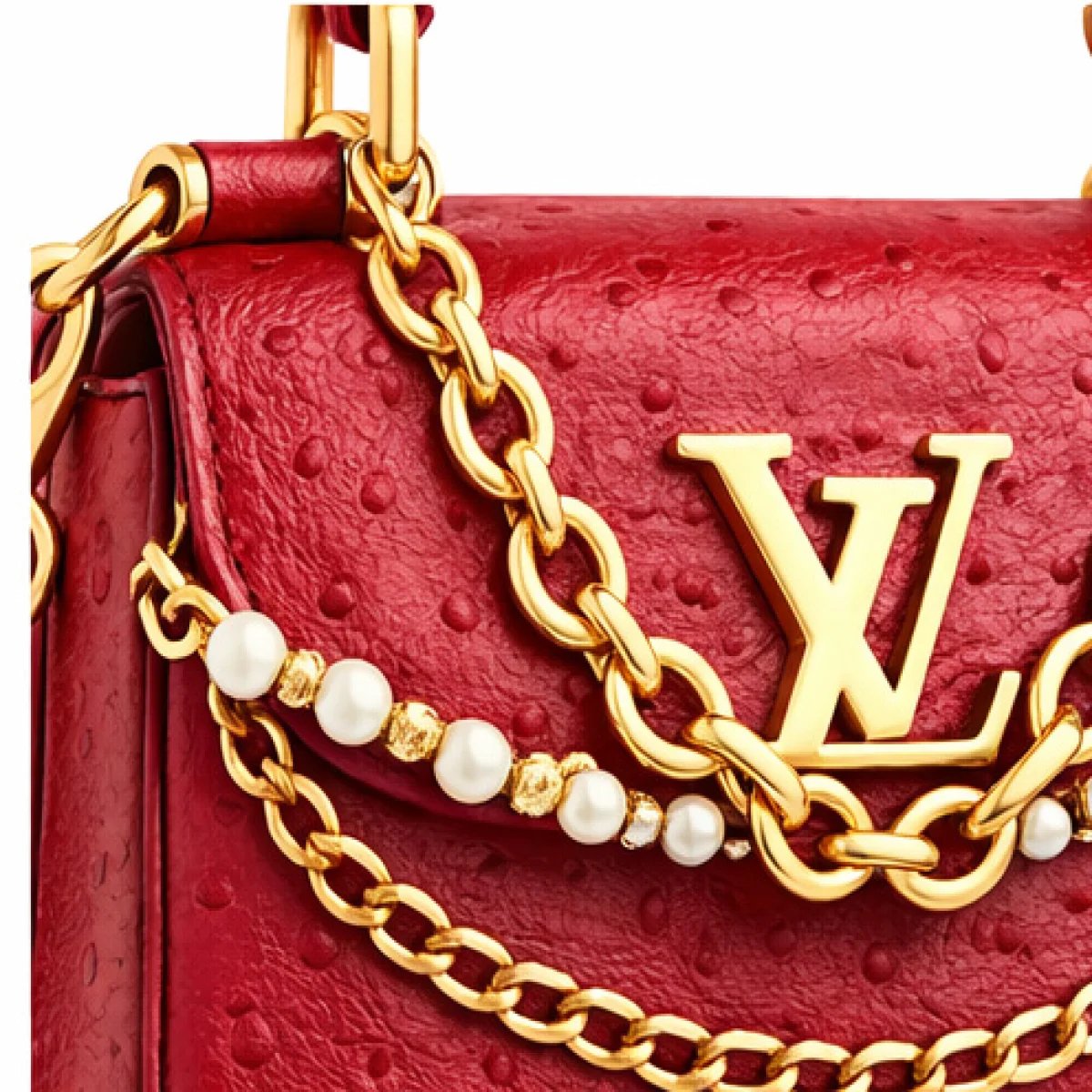 Louis Vuitton Capucines Mini Ostrich Leather Bag - صورة 3