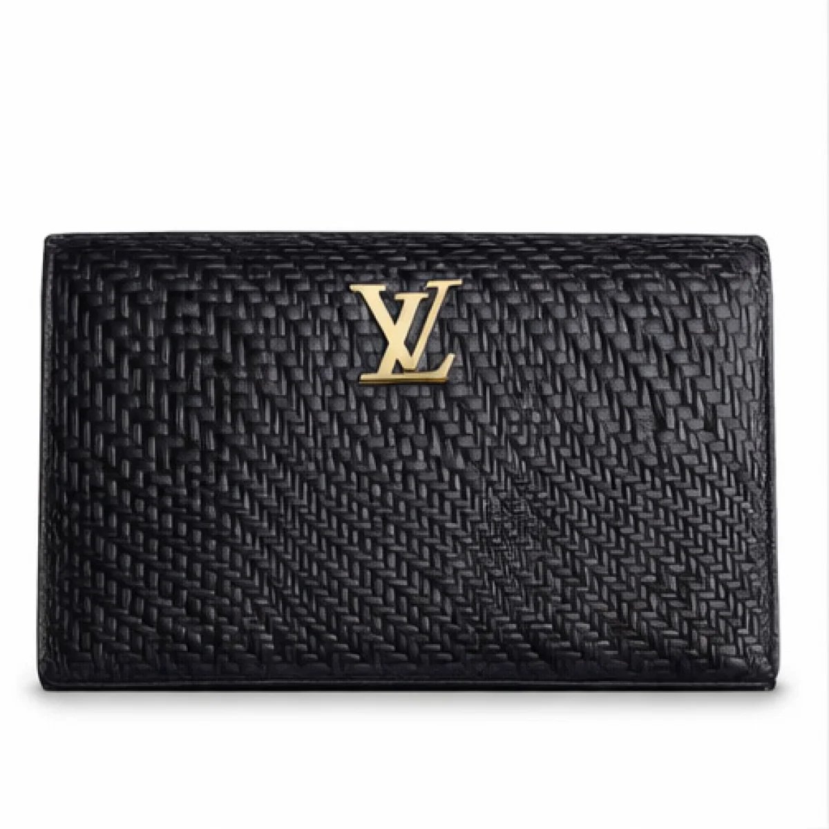 Louis Vuitton Braided Leather Clutch Wallet - صورة 5