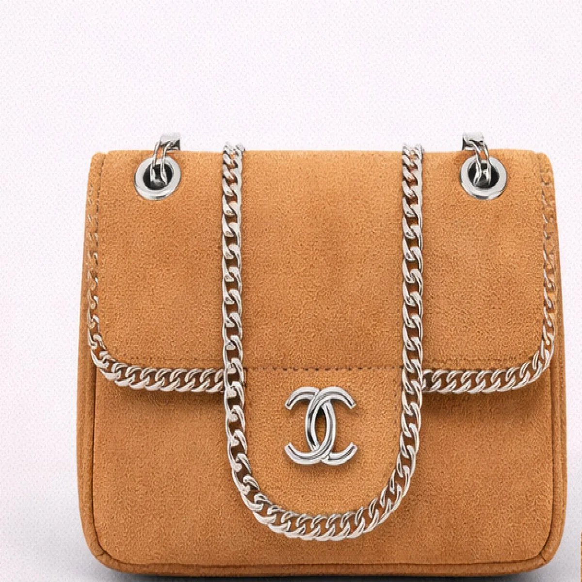 Chanel Classic Flap Suede Chain Bag - صورة 6
