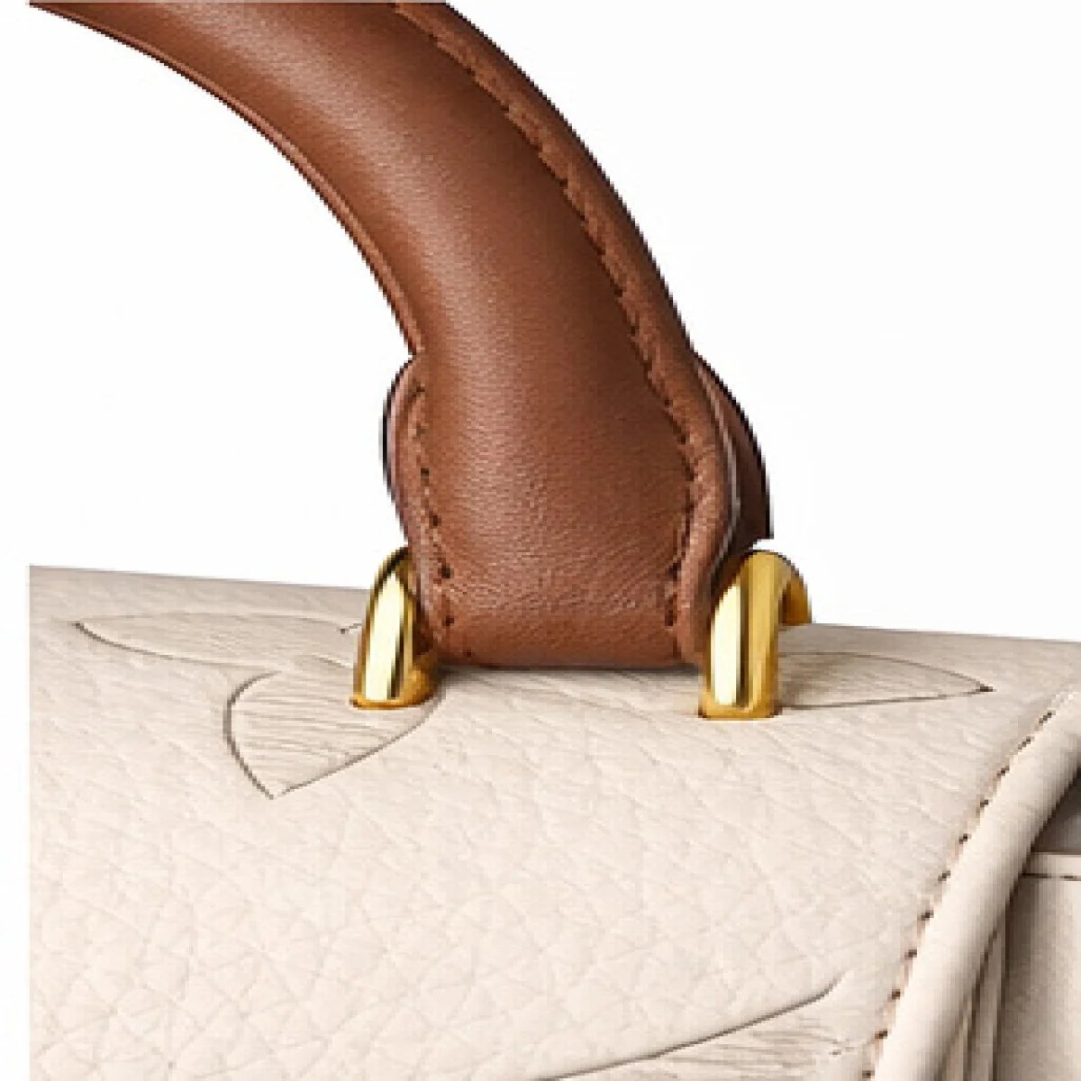 Louis Vuitton Monogram Lock Top Handle Bag – Cream Edition - صورة 8