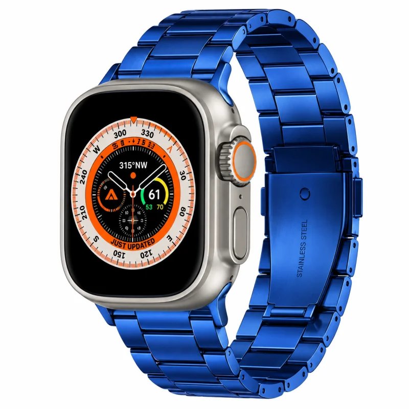 سوار ساعة أبل ستانلس ستيل رويال لينك (Royallink Stainless Steel Apple Watch Strap)