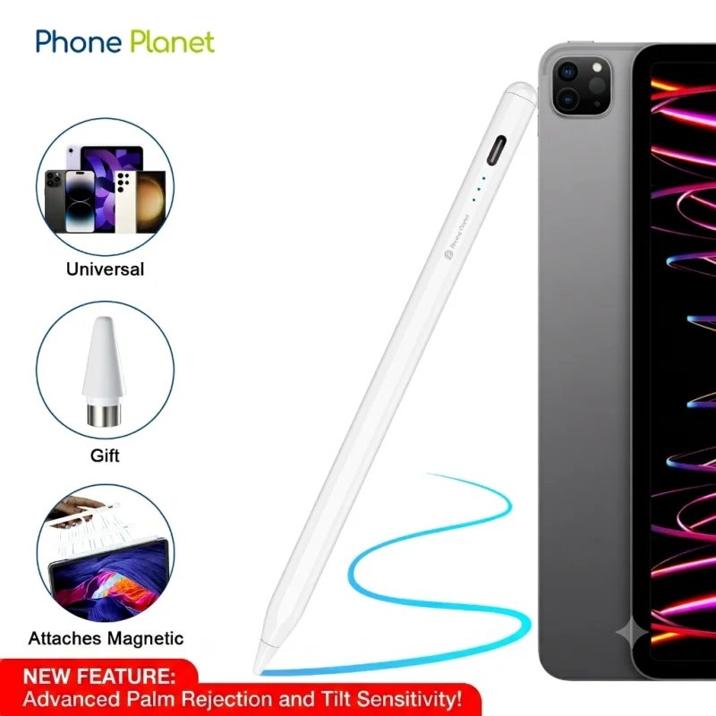 قلم PHONE PLANET PP-SP01 الذكي للشاشات اللمسية – متوافق مع Android وiOS