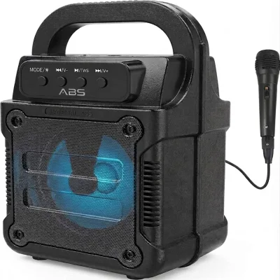 مكبر صوت محمول ABS-4106 مع ميكروفون للكاريوكي