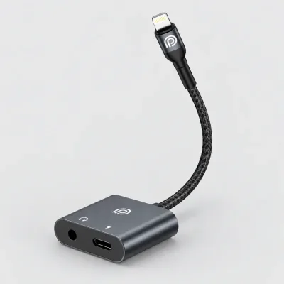 محول 2 في 1 للصوت والشحن  Lightning