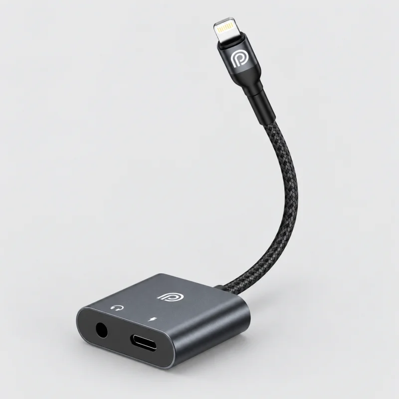 محول 2 في 1 للصوت والشحن  Lightning