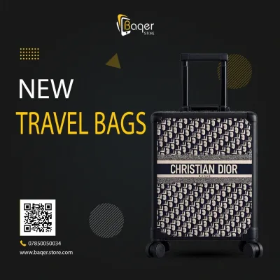 Oblique Rolling Travel Suitcase | تصميم فاخر كلاسيكي | باقر ستور العراق