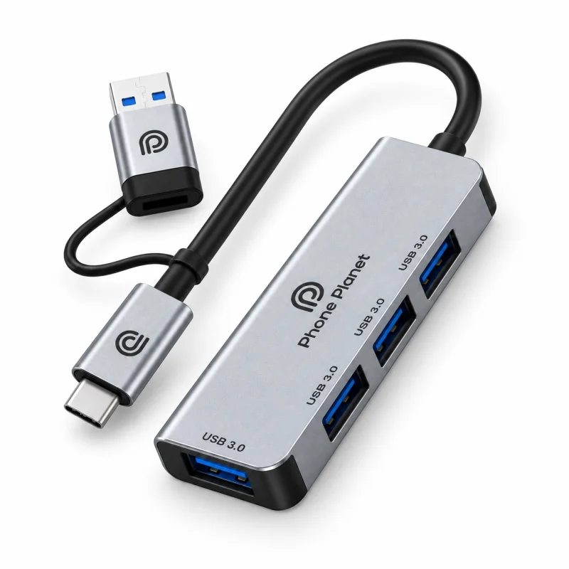 موزّع منافذ USB Hub من Phone Planet يتيح لك توصيل عدة أجهزة USB