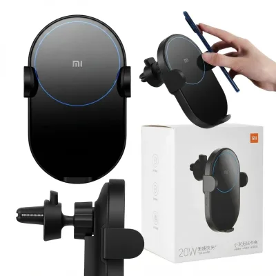 شاحن السيارة اللاسلكي الذكي Xiaomi Mi بقدرة 20 واط – أسود