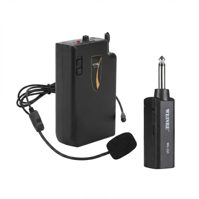 نظام الميكروفون اللاسلكي Weisre MG-201 بتردد 2.4GHz