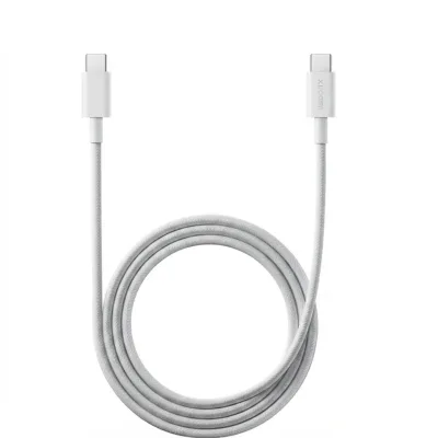 كابل شاومي USB-C إلى USB-C مجدول 3A بطول 1 متر