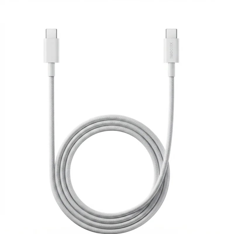 كابل شاومي USB-C إلى USB-C مجدول 3A بطول 1 متر