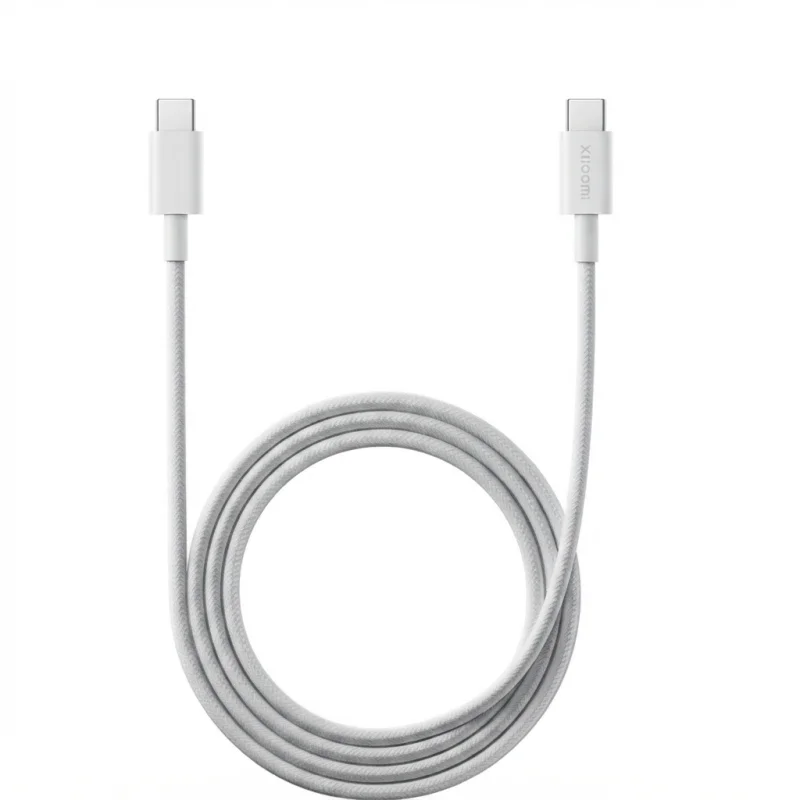 كابل شاومي USB-C إلى USB-C مجدول 3A بطول 1 متر