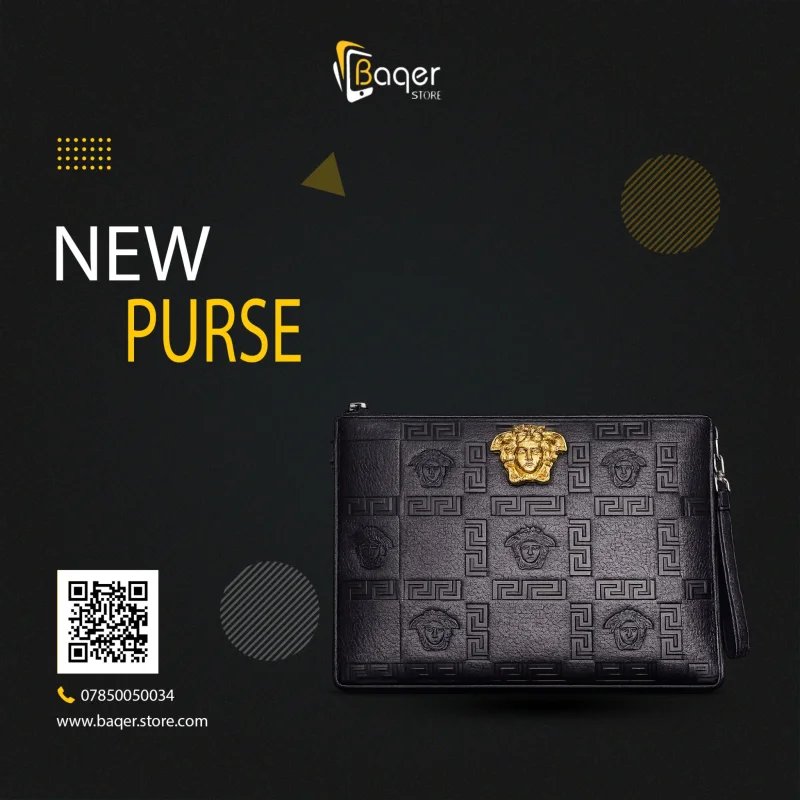 كلتش رجالي بتصميم مستوحى من Versace