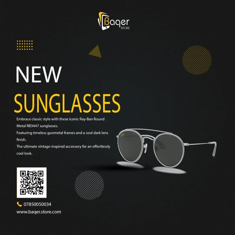 نظارات Ray-Ban Round Double Bridge RB3647N