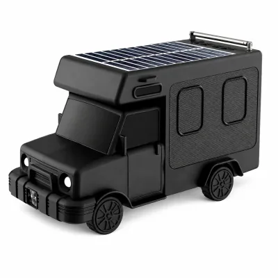 مكبر صوت بلوتوث محمول جي-آيبوك P818 بتصميم سيارة مع شحن شمسي