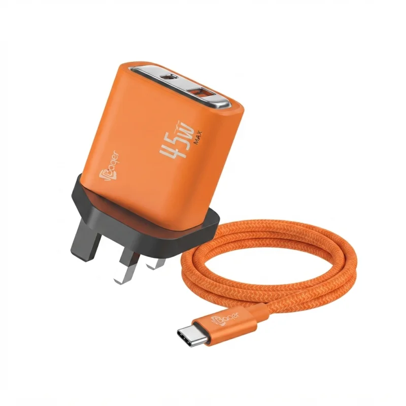 شاحن Baqer Saqer Fast Charger Kit بقوة 45 واط