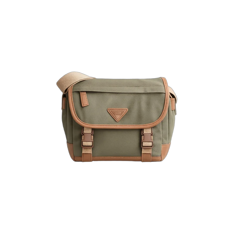 Utility Canvas Messenger Bag | تصميم فاخر كلاسيكي | باقر ستور العراق